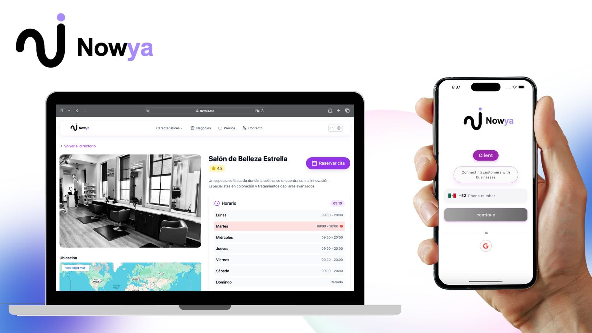 Demo de la App Nowya